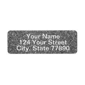 Etiqueta Purpurina plateado