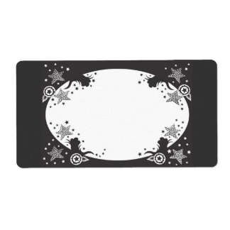 Etiqueta Purpurina Sparkle Star Confetti Luces