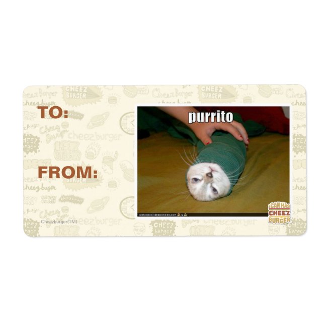 Etiqueta purrito (Frente)