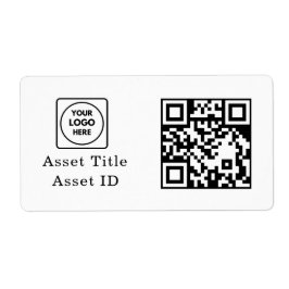 Etiqueta QR de inventario personalizado | Seguimiento de ID