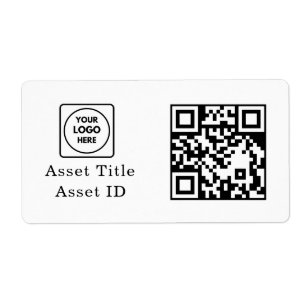Etiqueta QR de inventario personalizado Seguimiento de ID