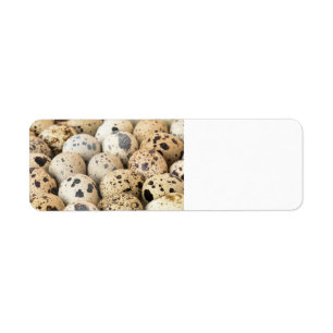 Etiqueta Quail Eggs