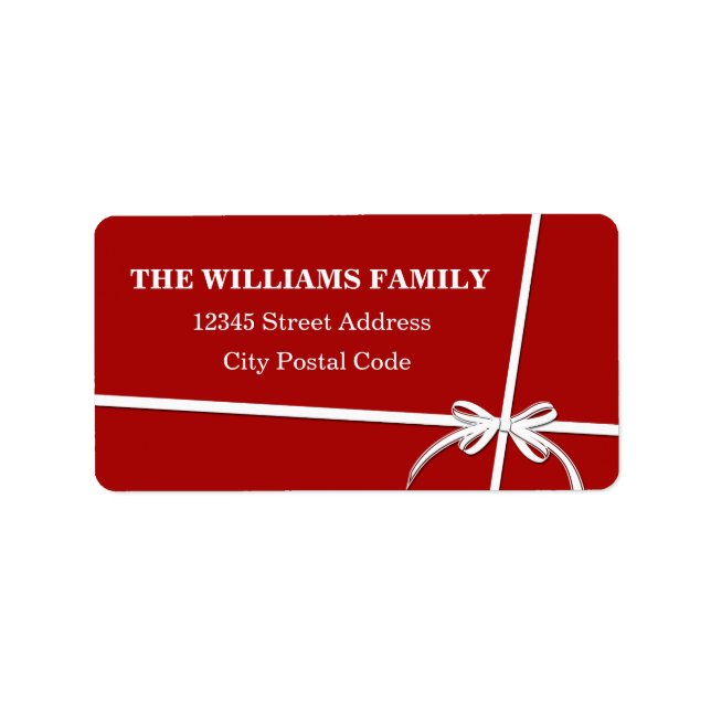 Etiqueta Que nieve (Frente)