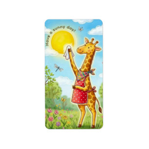 Etiqueta ¡Que tengas un día soleado!