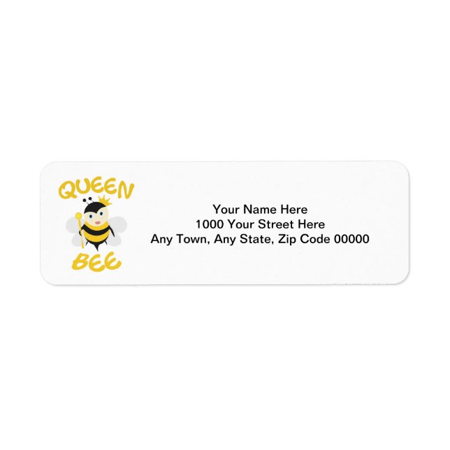 Etiqueta Queen Bee (Frente)