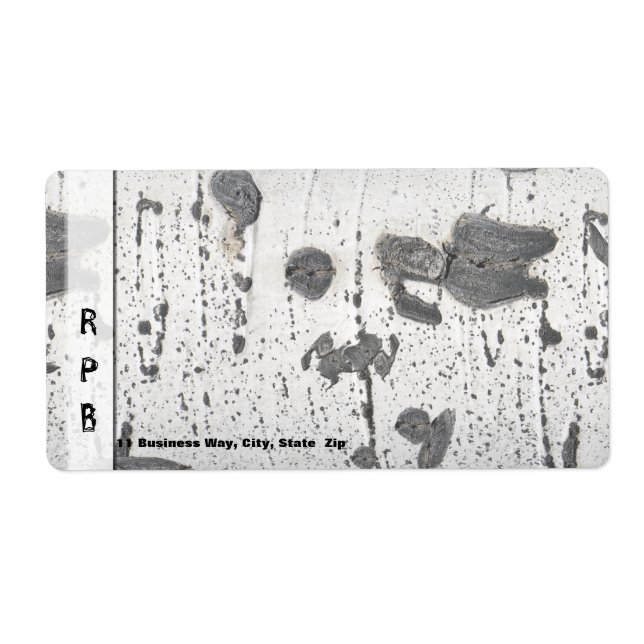 Etiqueta Quitando la barra de Aspen (Frente)