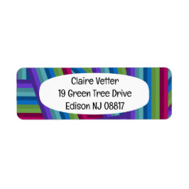 Etiqueta Rainbow Crisscross