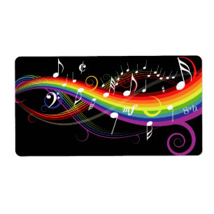 Etiqueta Rainbow White Music escribe sobre negro