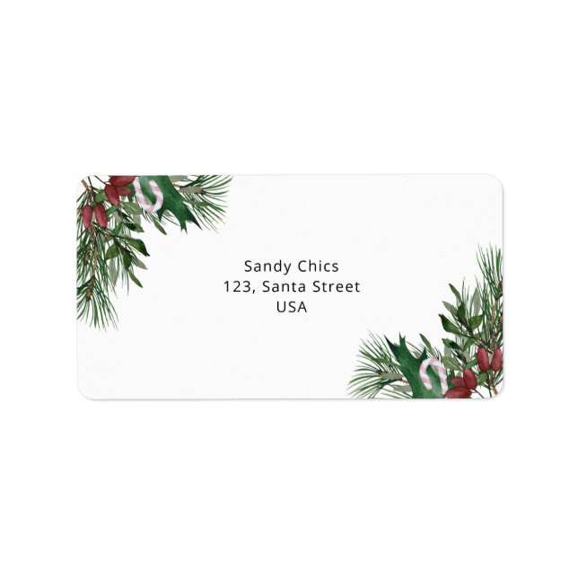 Etiqueta Rama Evergreen (Frente)