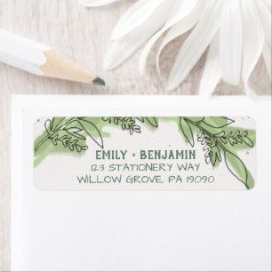 Etiqueta Ramas curvas   Boda de vegetación