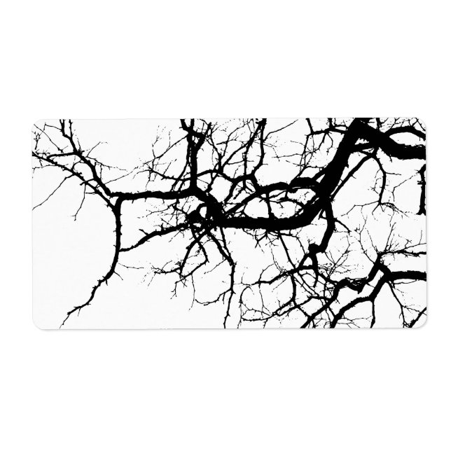 Etiqueta Ramas oscuras del árbol (Frente)