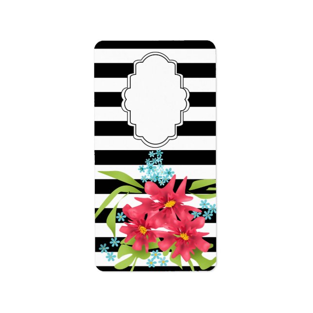 Etiqueta Ramo de flores (Frente)