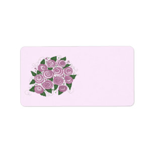 Etiqueta Ramo Floral Elegante