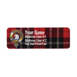 Etiqueta Ramsay Tartan & Badge