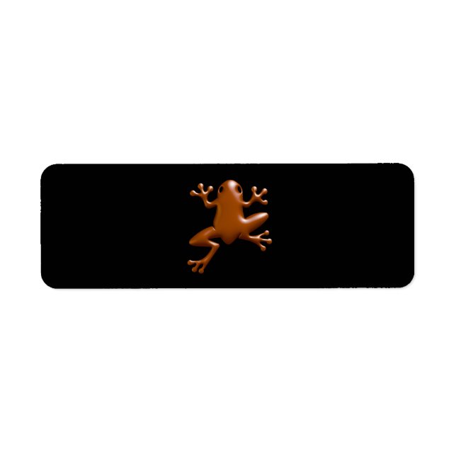 Etiqueta Rana de chocolate (Frente)