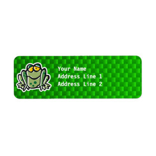 Etiqueta Rana linda; Verde