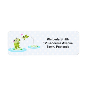 Etiqueta Ranas cortas - madre kawaii y personalizado de ran