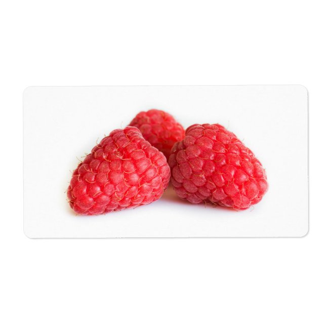 Etiqueta Raspberry (Frente)