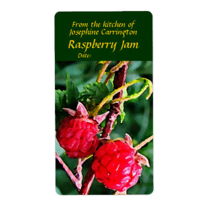 Etiqueta Raspberry Jam Labels