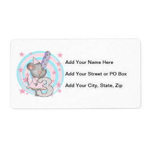 Etiqueta Ratón 3er cumpleaños camisetas y regalos