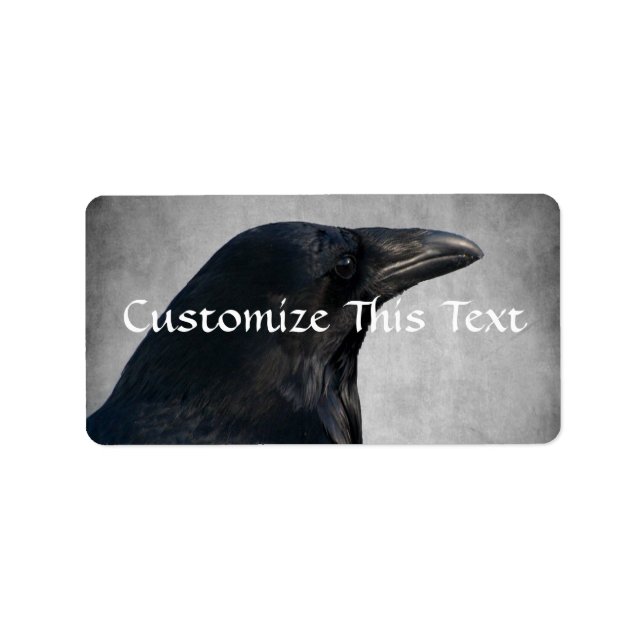 Etiqueta Raven Glamour Shot (Frente)