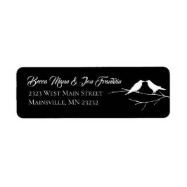 Etiqueta Ravens Gothic Boda