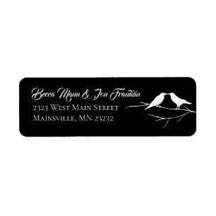 Etiqueta Ravens Gothic Boda