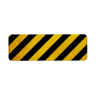 Etiqueta Raya del peligro del Grunge