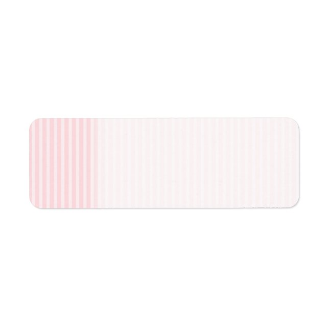 Etiqueta Rayas rosadas Pastel. (Frente)
