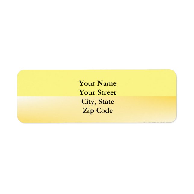 Etiqueta Rayo amarillo (Frente)