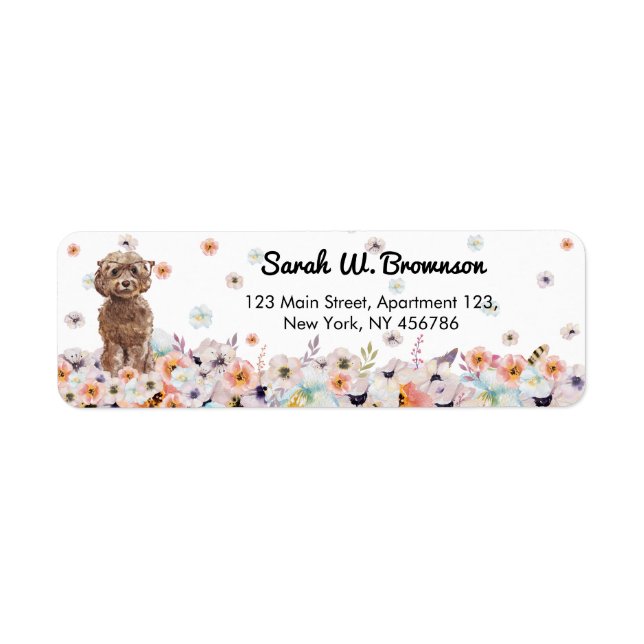 Etiqueta Raza de perro Cockapoo (Frente)