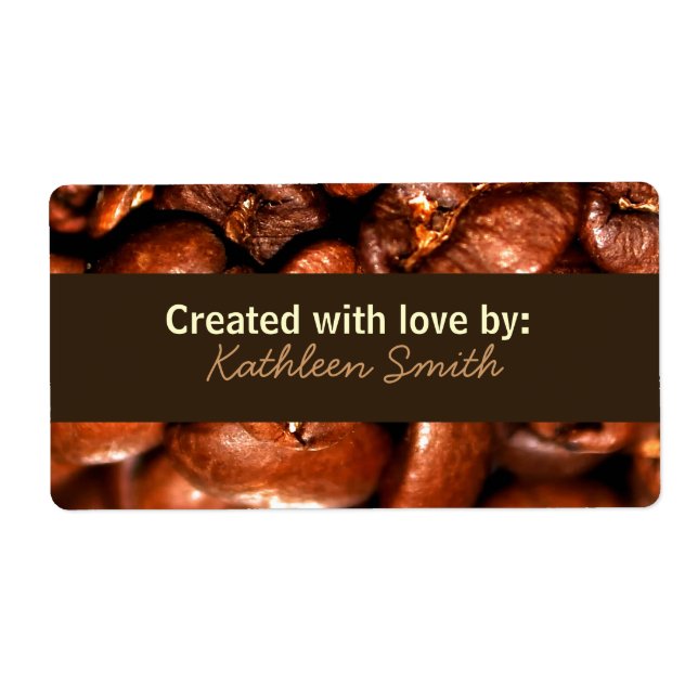 Etiqueta Receta de café/fruta/etiqueta de golosinas (Frente)