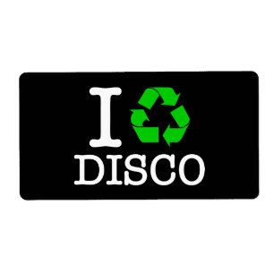 Etiqueta Reciclar Disco