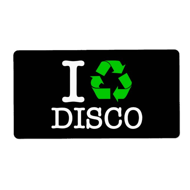 Etiqueta Reciclar Disco (Frente)