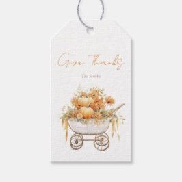 Etiqueta Rectángulo de color de agua de la calabaz