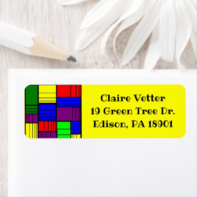 Etiqueta Rectángulos divididos (In situ)