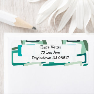 Etiqueta Rectángulos modernos de mediados del siglo