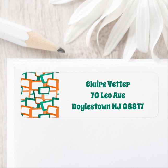 Etiqueta Rectángulos modernos de mediados del siglo (In situ)