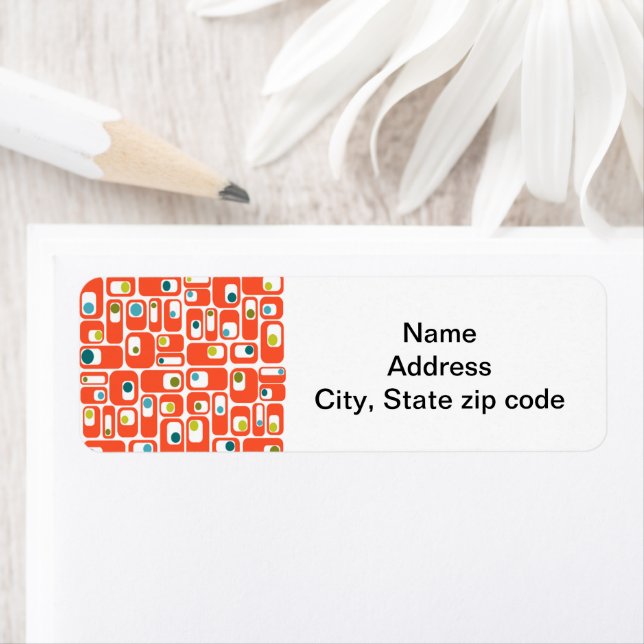 Etiqueta Rectángulos modernos de mediados del siglo (In situ)