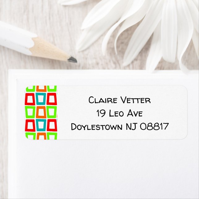 Etiqueta Rectángulos sesgados (In situ)