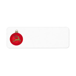 ETIQUETA RED CHRISTMAS BUBBLE