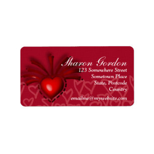 Etiqueta Red Heart Works