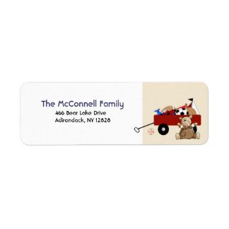 ETIQUETA RED WAGON PRINTABLE ADDRESS LABELS