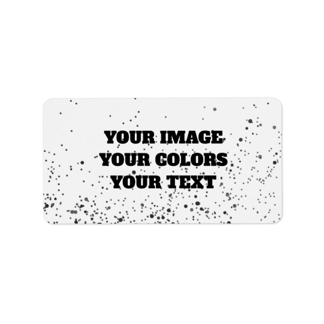 Etiqueta Rediseñar desde Scratch y crear su propio (Frente)