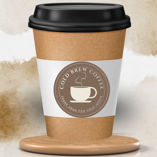 Etiqueta redonda personalizada de café tostado (Subido por el creador)