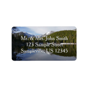 Etiqueta Reflexión II del lago Bear