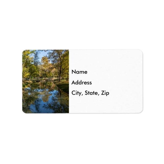 Etiqueta Reflexiones en Dogwood Creek (Frente)