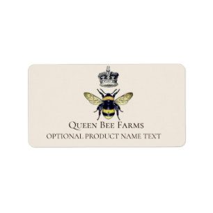 Etiqueta Regal queen Bee Y Crown