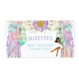 Etiqueta Regalo de Ethnic Fairy Dream Catcher Favft