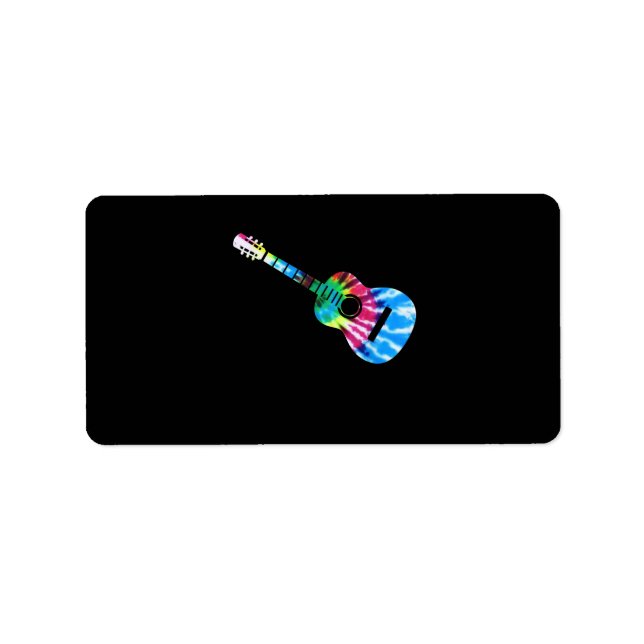 Etiqueta Regalo de guitarristas (Frente)